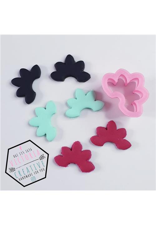 HALF FLOWER POLYMER CLAY CUTTER