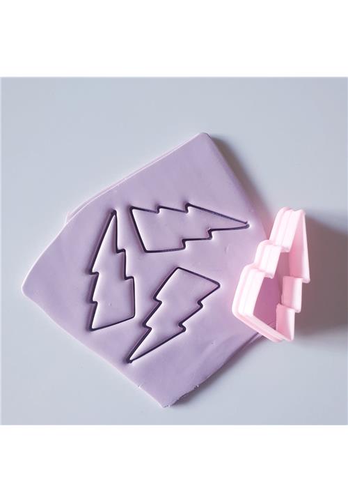 LIGHTNING FLASH (SET OF 2) - POLYMER CLAY CUTTERS