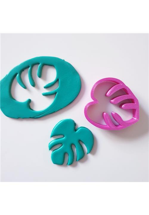 MONSTERA LEAF POLYMER CLAY CUTTER