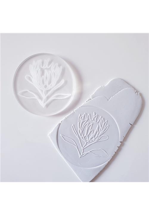 Plant Polymer Clay Embossing Stamps Soap Embossing Stamps Pottery Stamps -   Israel