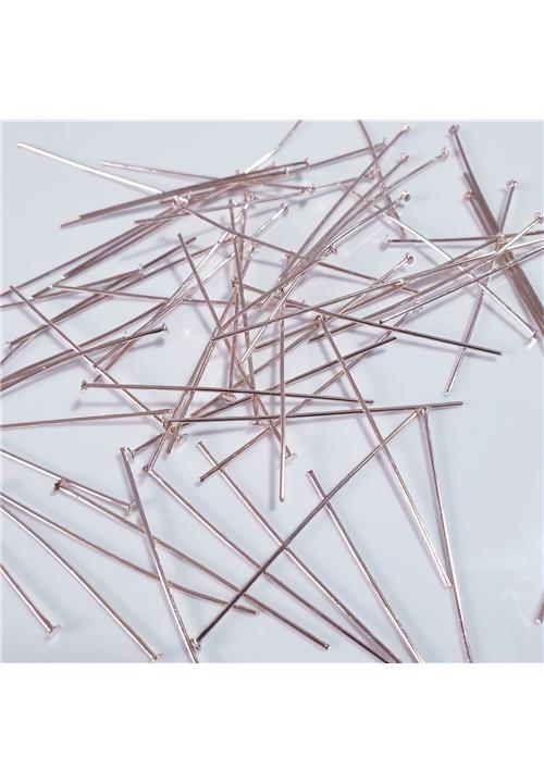 ROSE GOLD EYE PINS - NICKEL FREE - JEWELLERY FINDINGS