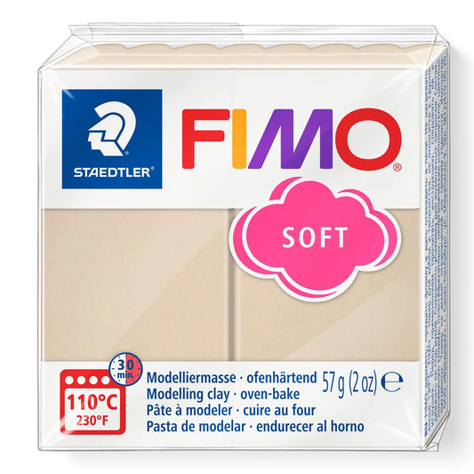 FIMO SOFT SAHARA - POLYMER CLAY - 57G BLOCK