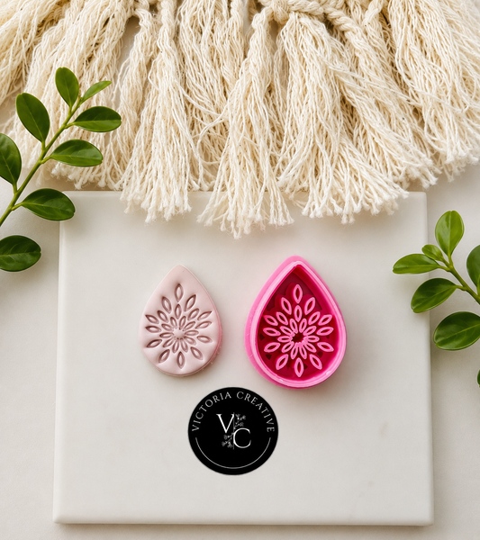 FLOWER DROP CUTTER - POLYMER CLAY CUTTER