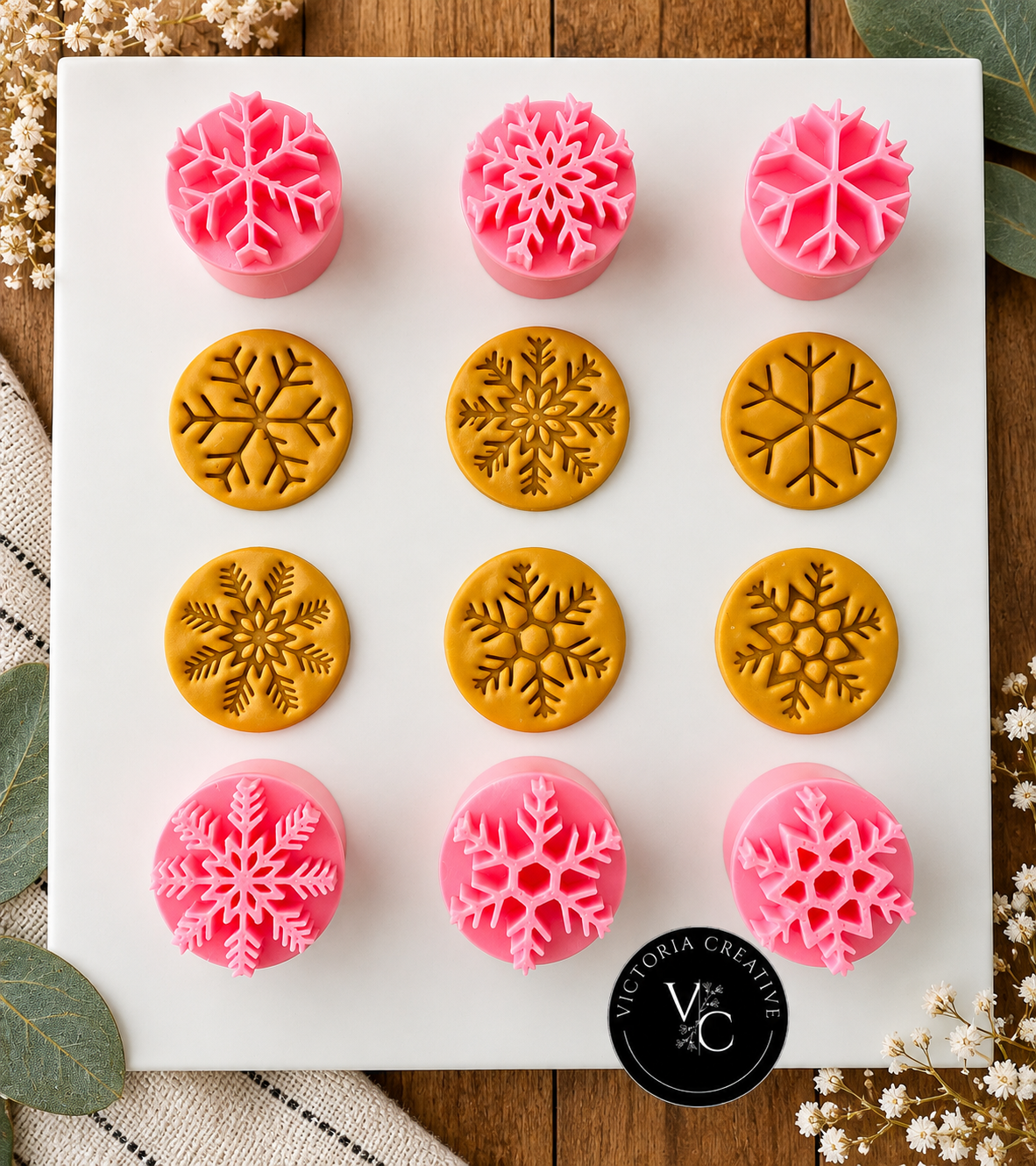 SNOWFLAKE STAMP SET