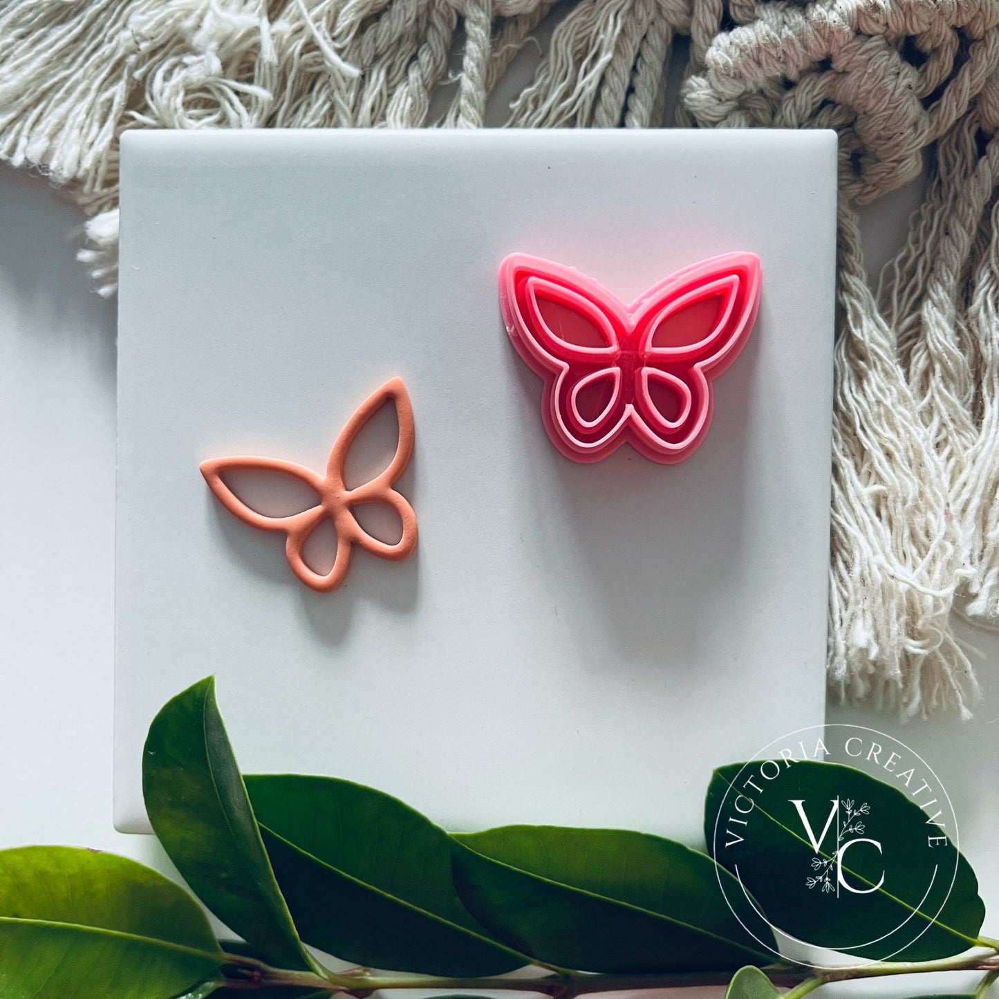 BUTTERFLY DOUBLE CUTTER - POLYMER CLAY CUTTERS - MAGICAL COLLECTION