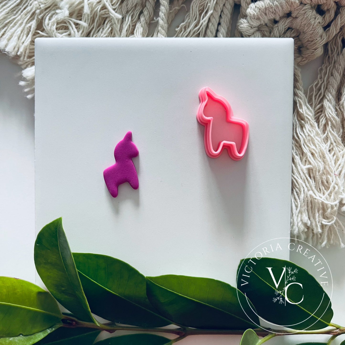 UNICORN 3 - MAGICAL COLLECTION - POLYMER CLAY CUTTERS (SET OF 2)