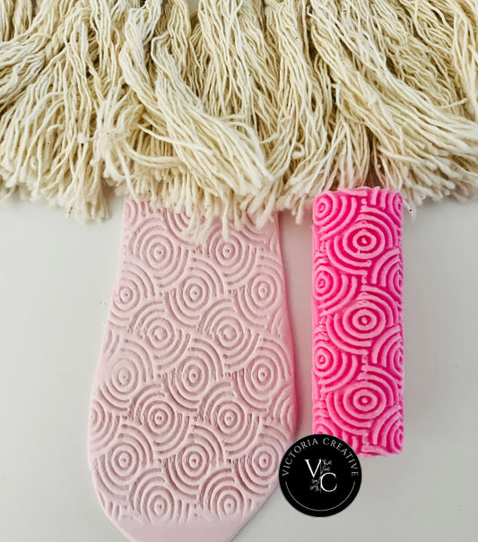 TEXTURE ROLLER 4 - TEXTURE ROLLERS - POLYMER CLAY