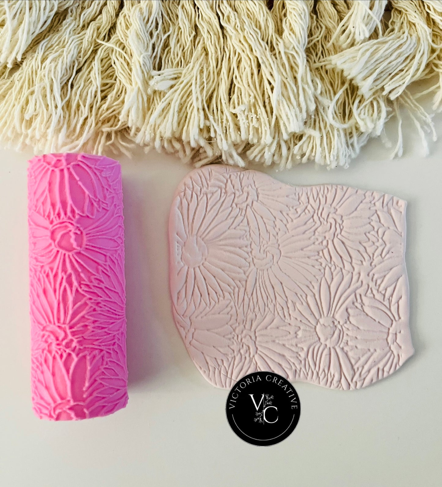 TEXTURE ROLLER 9 - TEXTURE ROLLER - POLYMER CLAY