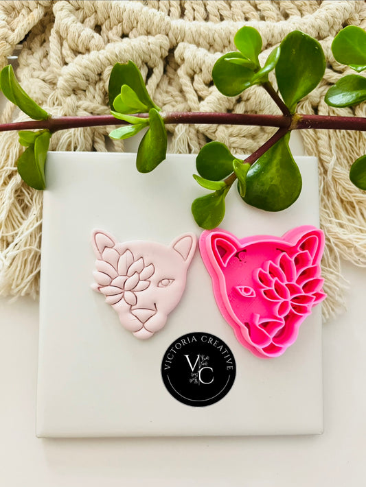 FLORAL CHEETAH CUTTER (SET OF 2)