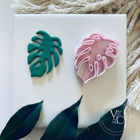 MONSTERA LEAF 2 POLYMER CLAY CUTTER - BOHO SPRING COLLECTION