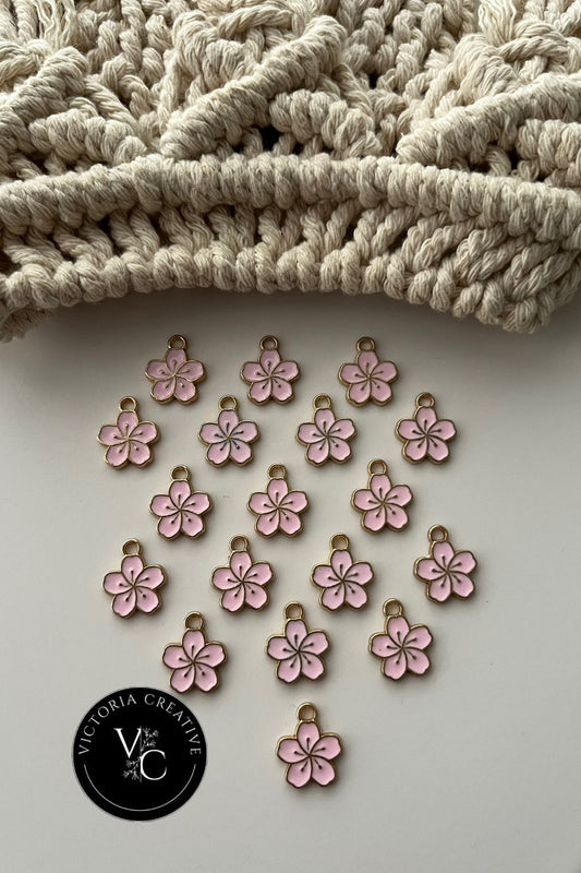 Pink Flower - Jewellery Findings - Gold Jewellery Findings - Spring 2025