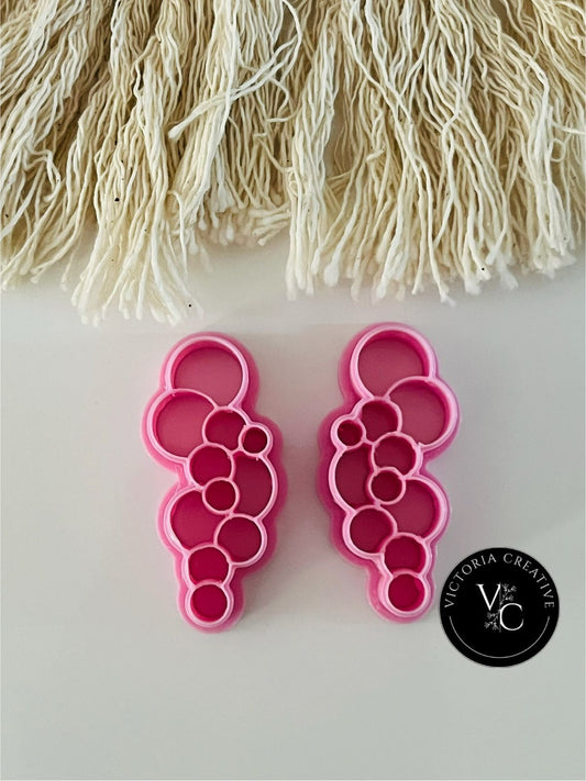 ABSTRACT BUBBLE (SET OF 2) - POLYMER CLAY CUTTERS