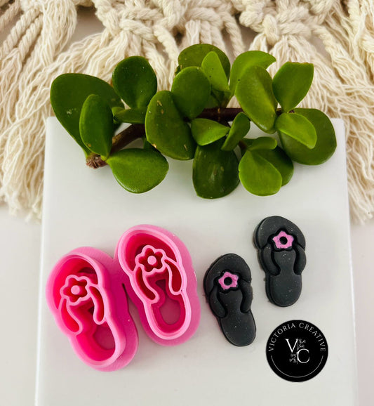FLOWER SANDALS CUTTER (SET OF 2) - SUMMER 2025 COLLECTION - POLYMER CLAY CUTTERS
