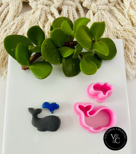 WHALE OF A TIME CUTTER - SUMMER 2025 COLLECTION- POLYMER CLAY CUTTERS