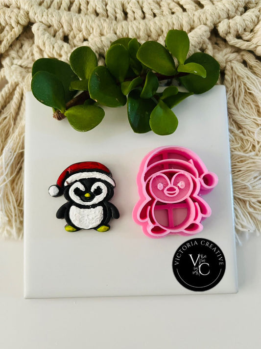 CHRISTMAS PENGUIN CUTTER (SET OF 2) - CHRISTMAS COLLECTION 2025 - POLYMER CLAY CUTTERS