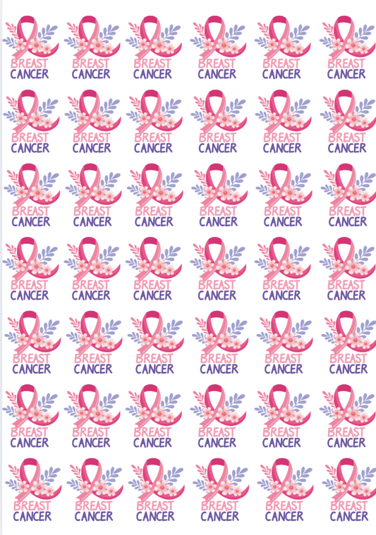 D4 - BREAST CANCER AWARENESS - CLAY TRANSFERS