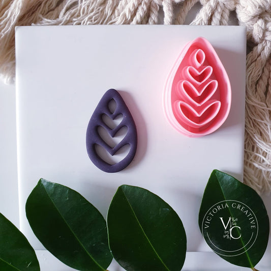 LEAF DROPLET - POLYMER CLAY CUTTERS - INTO THE WILD