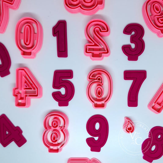 EMBOSSING CANDLE NUMBERS - POLYMER CLAY CUTTER - SUMMER 2023