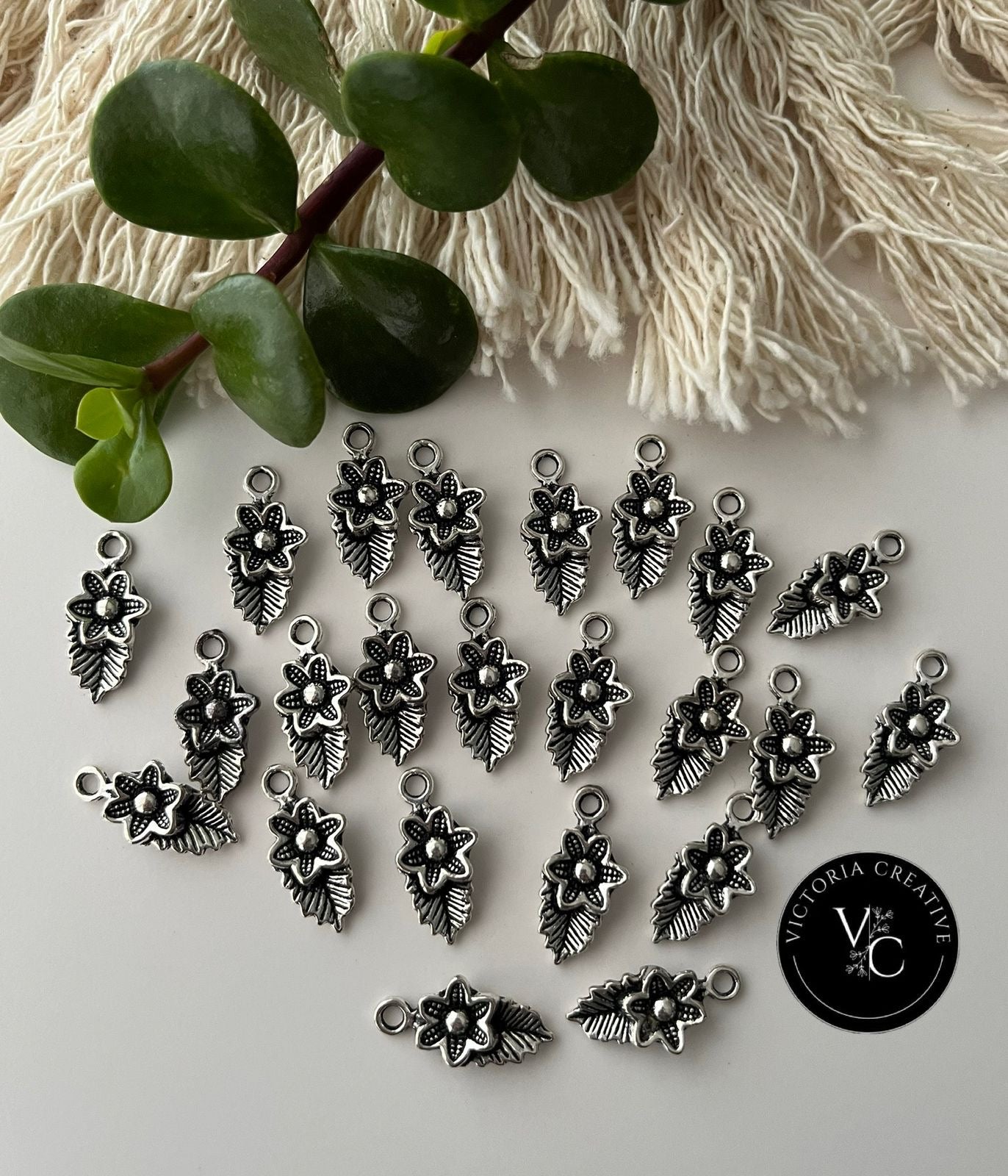 WATER LILY FINDING - NICKEL FREE - JEWELLERY SILVER FINDINGS