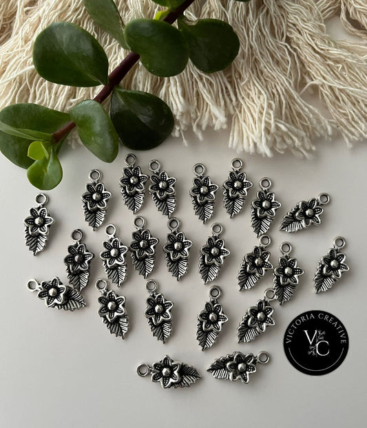 WATER LILY FINDING - NICKEL FREE - JEWELLERY SILVER FINDINGS