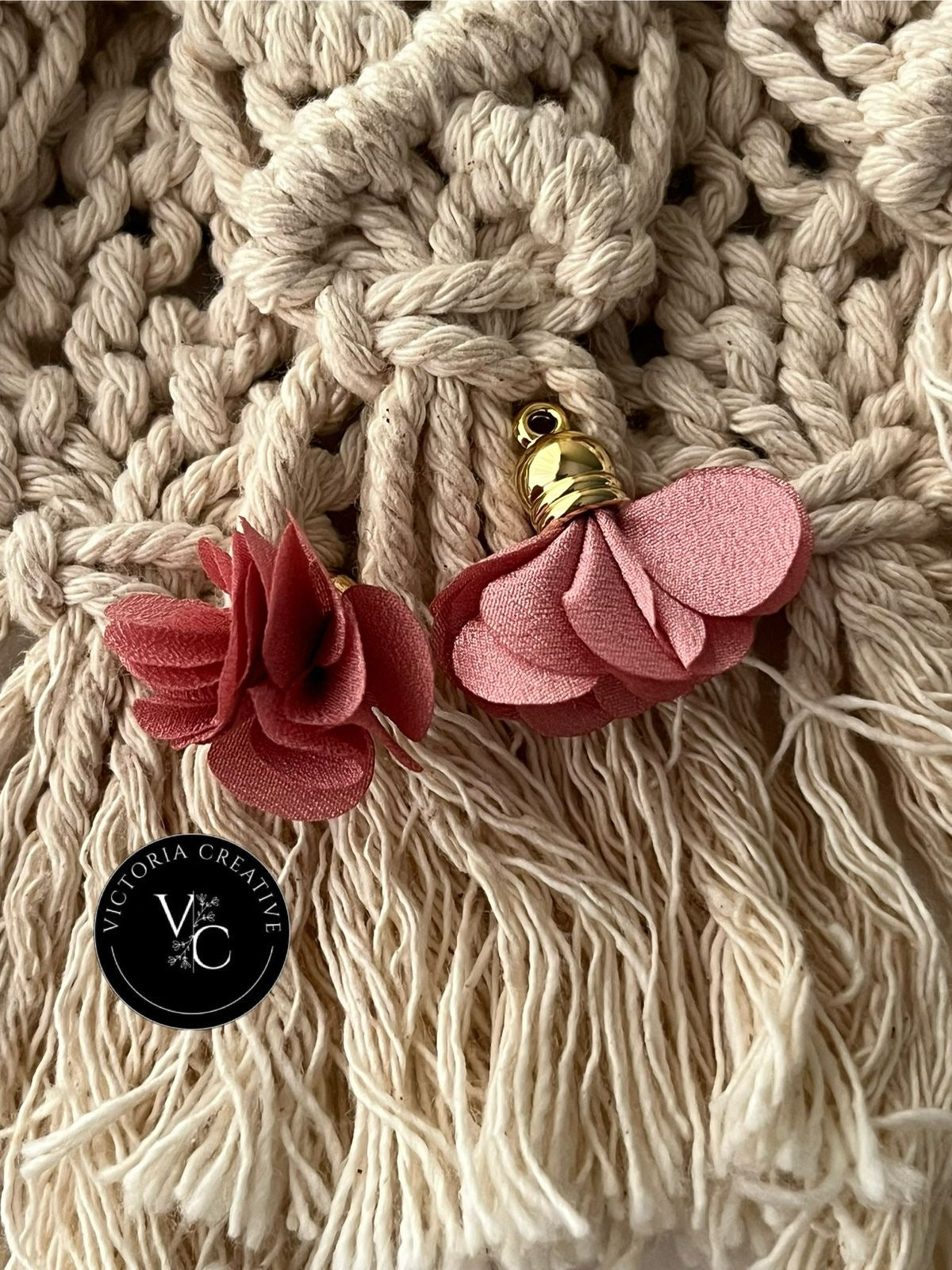 GOLD CAPPED PETAL TASSLES - JEWELLERY FINDINGS - GOLD JEWELLERY FINDINGS