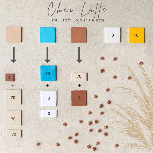 CHAI LATTE COLOUR RECIPES – victoriacreative
