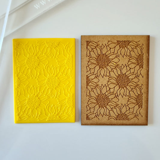 T-01 EMBOSSING TEXTURE - SUNFLOWERS