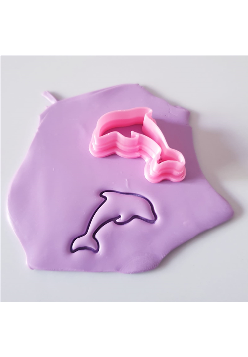 DOLPHIN (SET OF 2) - POLYMER CLAY CUTTERS - UNDERWATER WONDERS COLLECTION