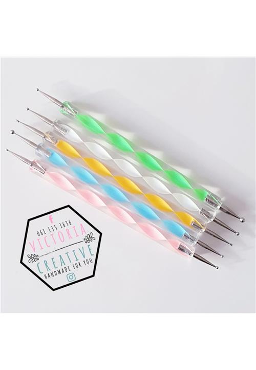 DOTTING TOOL - 5 PIECE - POLYMER CLAY TOOLS