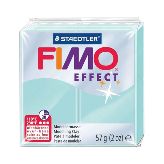FIMO EFFECT MINT - POLYMER CLAY - 57G BLOCK