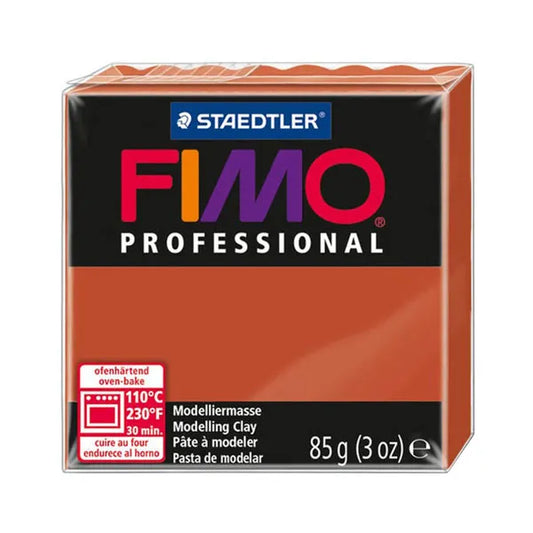 FIMO PROFESSIONAL TERRACOTTA - POLYMER CLAY - 85G BLOCK