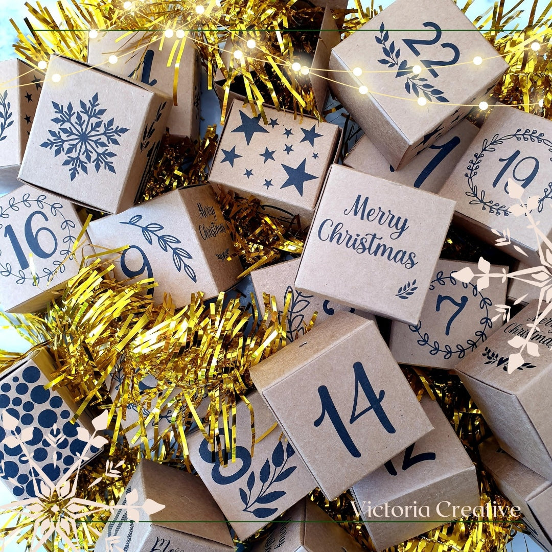 CHRISTMAS ADVENT CALENDAR 2024 - POLYMER CLAY RELATED ADVENT CALENDAR - CHRISTMAS COLLECTION 2024