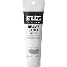 LIQUITEX HEAVY BODY ACRYLIC PAINT - IRIDESCENT BRIGHT SILVER