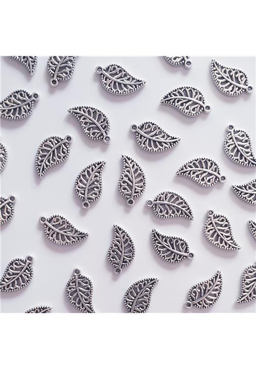 SILVER LEAVES - NICKEL FREE - JEWELLERY FINDINGS