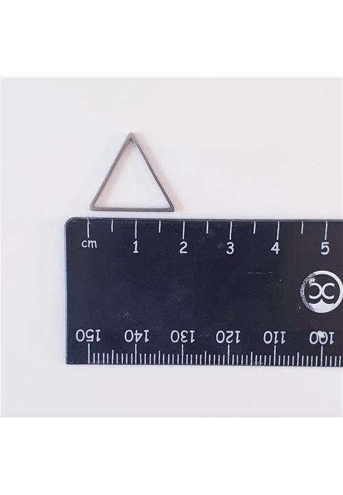 STAINLESS STEEL SILVER TRIANGLE CONNECTOR - JEWELLERY FINDINGS