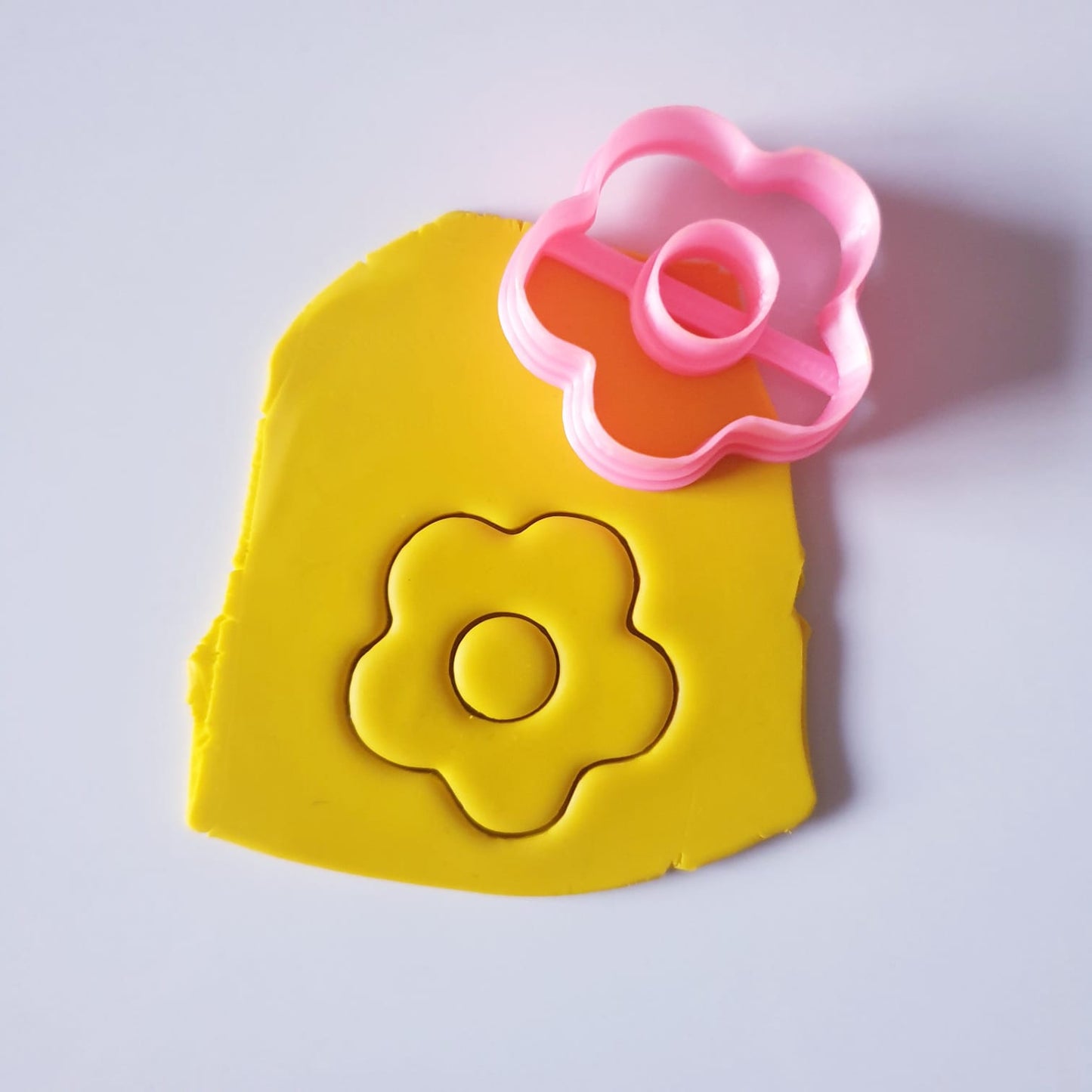 ORGANIC FLOWER DOUBLE CUTTER - POLYMER CLAY CUTTERS