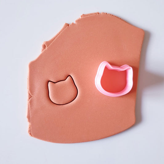 CAT FACE - POLYMER CLAY CUTTER - HALLOWEEN COLLECTION