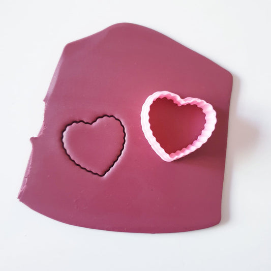 SCALLOP HEART - CHRISTMAS 2022 - POLYMER CLAY CUTTERS