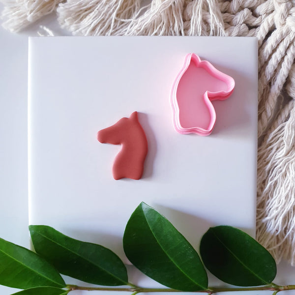 HORSE HEAD (SET OF 2) POLYMER CLAY CUTTERS victoriacreative