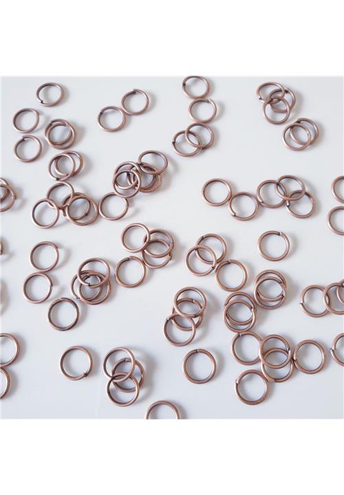 ANTIQUE COPPER JUMP RINGS - NICKEL FREE