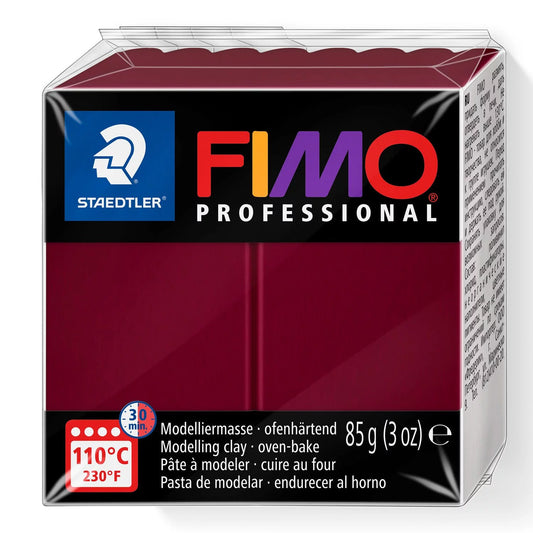 FIMO PROFESSIONAL BORDEAUX - POLYMER CLAY - 85G BLOCK