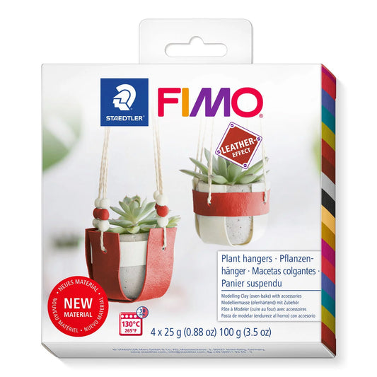 PLANT HANGER LEATHER EFFECT DIY CLAY KIT - FIMO