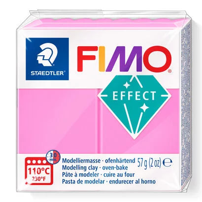 FIMO EFFECT NEON FUCHSIA - POLYMER CLAY - 57G BLOCK