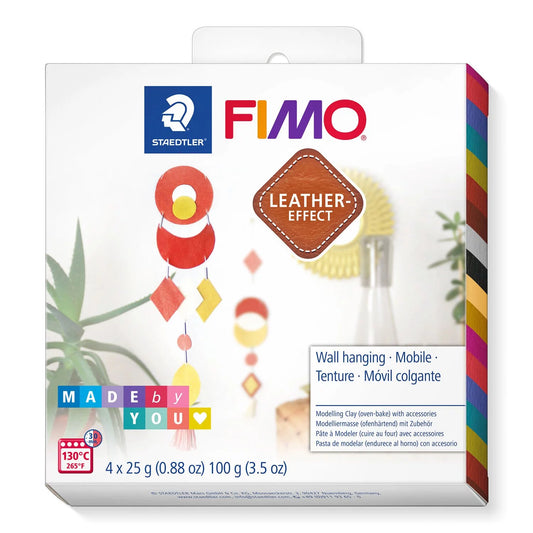 WALL HANING ART LEATHER EFFECT DIY CLAY KIT - FIMO