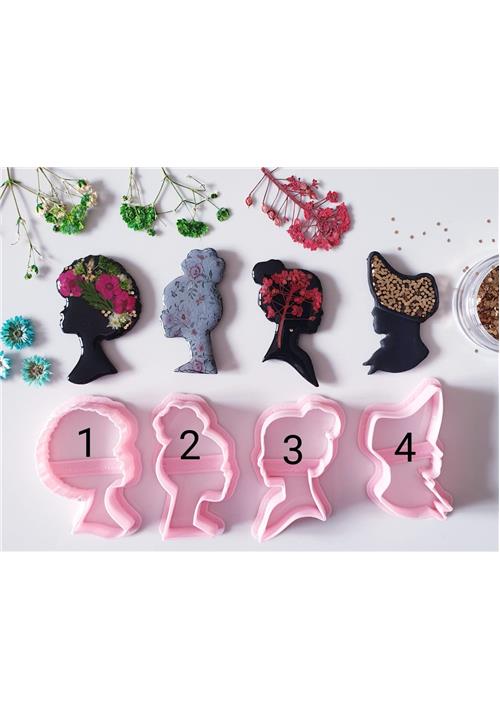 FEMALE SILHOUETTE (SET OF 2) - POLYMER CLAY CUTTERS