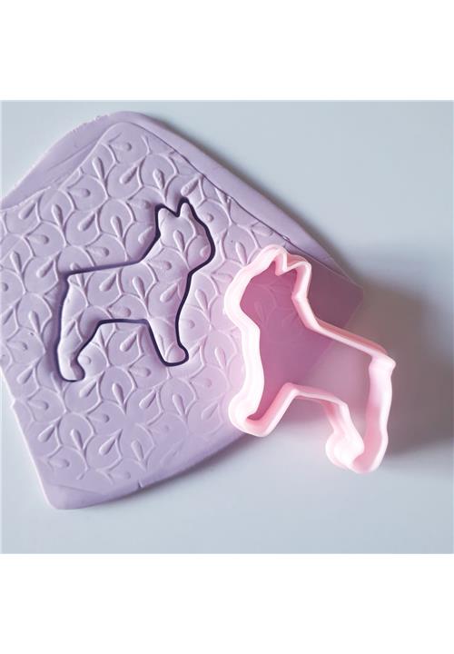 FRENCH BULLDOG (SET OF 2) - POLYMER CLAY CUTTERS