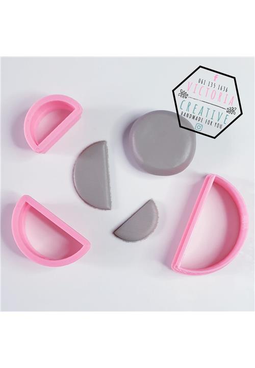 HALF CIRCLE POLYMER CLAY CUTTER