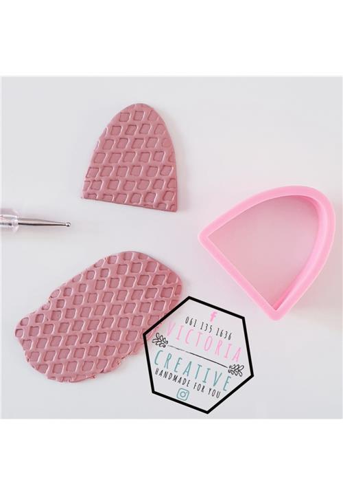 HALF OVAL POLYMER CLAY CUTTER