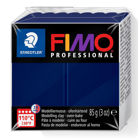 FIMO PROFESSIONAL NAVY BLUE - POLYMER CLAY - 85G BLOCK