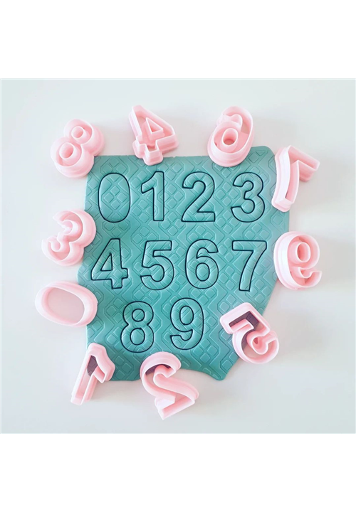 NUMBER CUTTER SET - POLYMER CLAY CUTTERS
